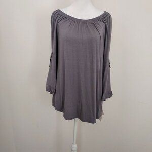Camille & Co Off Shoulder Ruffle Sleeve Top NWT